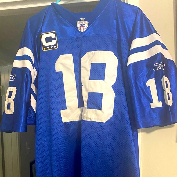 NFL Reebok Authentic (Stitched) Indianapolis Colts Peyton Manning Size 56 - Picture 1 of 5